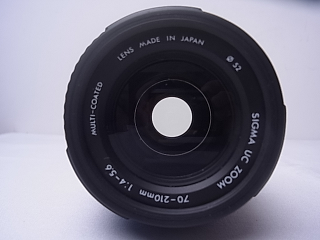 ジャンク SIGMA UC ZOOM 70-210mm 1:4-5.6 Canon用 フイルター 裏キャップ 付き拍卖