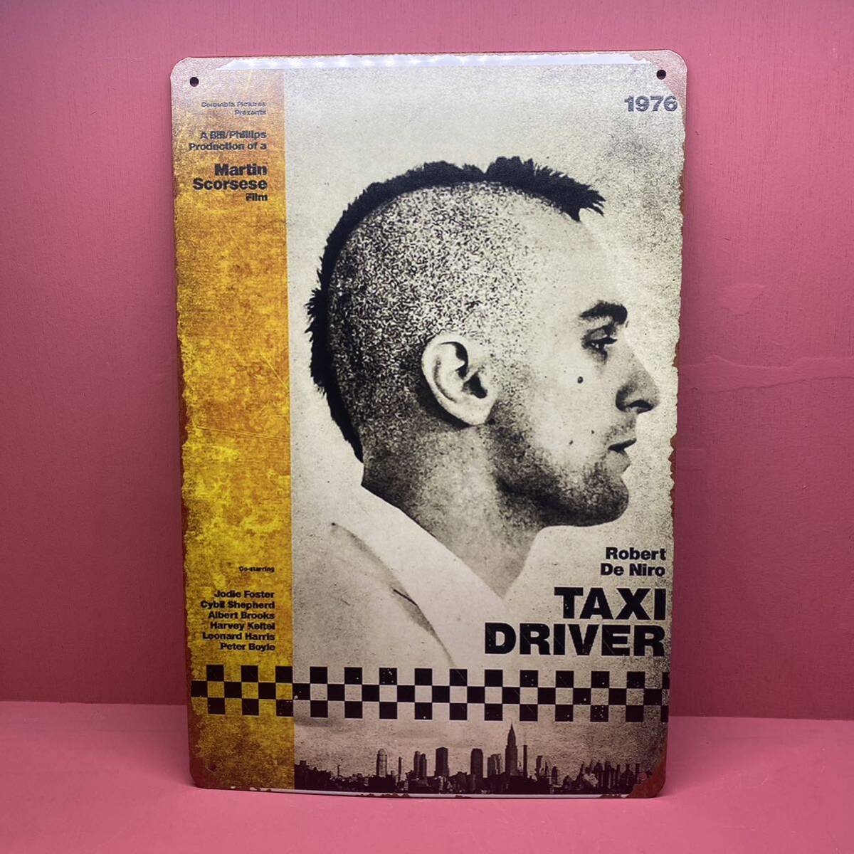 ロバートデニーロ タクシードライバー ブリキ看板拍卖