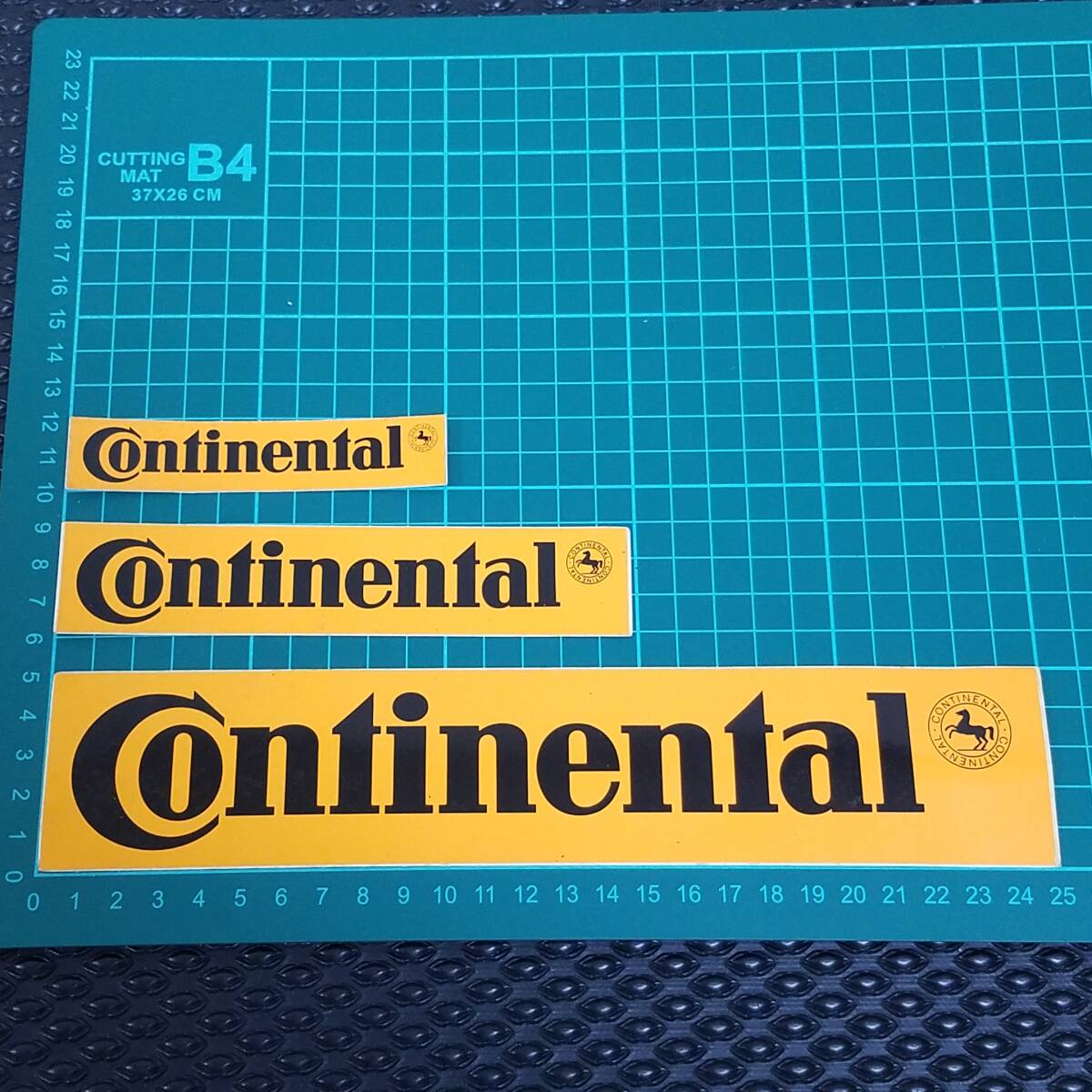 ♯158 continental sticker コンチネンタル ステッカー (3枚) シール ヴィンテージ拍卖