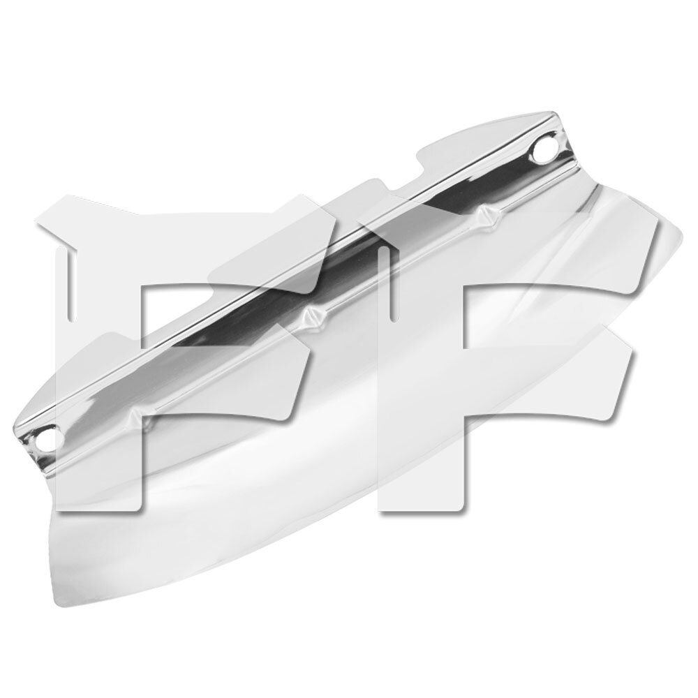 ハーレー ツーリング エレクトラ ストリートグライド 14-23 フロント 下部 ウィングスポイラー ディフレクター シルバー パーツ カスタム拍卖