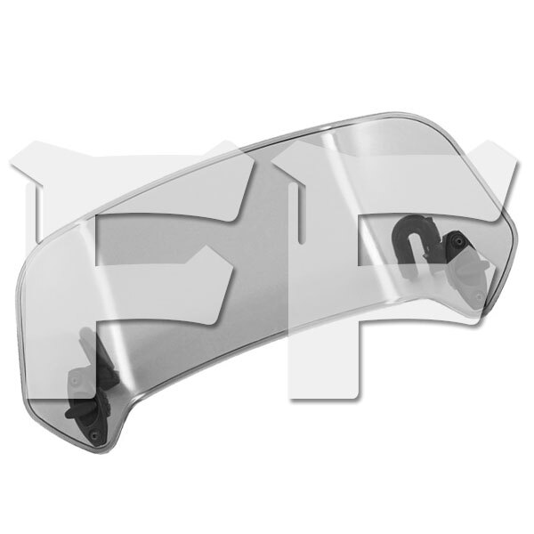 送料無料● オートバイ 調整式 フロントウィンドスクリーン ウインドシールド エアデフレクター バイク 風防 120mm (灰色) 新品拍卖