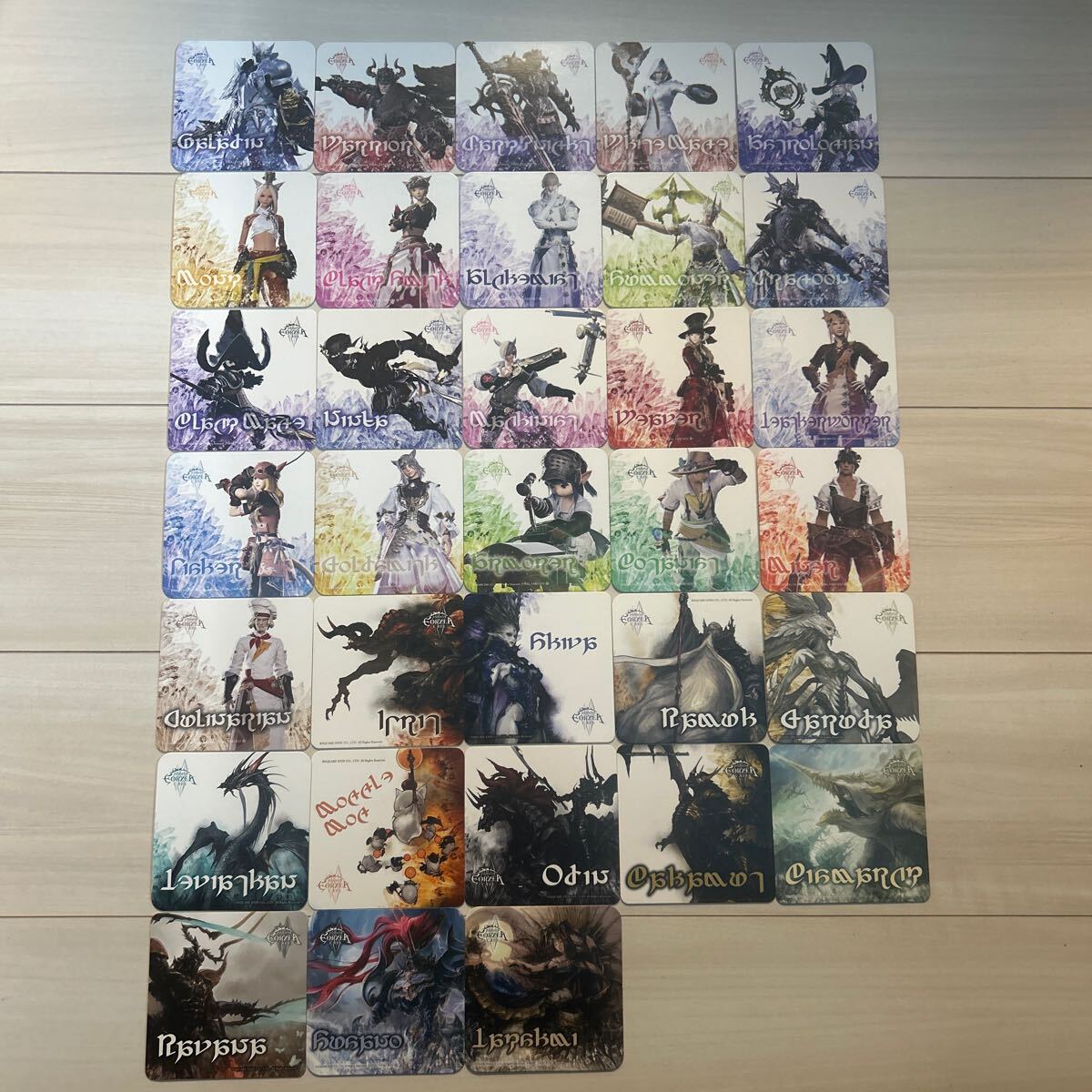 【33種類セット】 FF14 エオルゼアカフェ コースター グッズ ファイナルファンタジー FINAL FANTASY拍卖