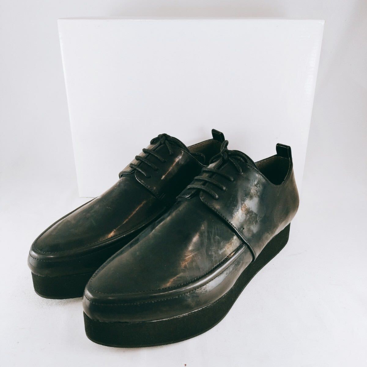 jurianojurrie ジュリアーノジュリ 靴 定価7500 合成皮革 ブラック系 ペタンコ ズック シューズ パンプス ウォーキング くつ #5拍卖