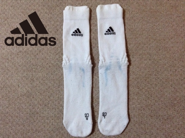★中古★アディダス メンズ アルファスキン クルーソックス Alphaskin Crew Socks 白 スリーストライプ ストリート ファッション adidas拍卖