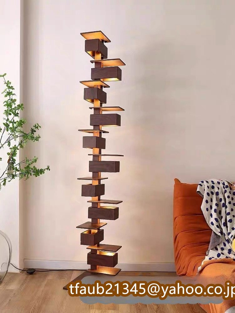 【ケーリーフショップ】高級感溢れる フロアライト 照明 フロアスタンドライト フロアランプ 家具 ライト 芸術品 182cm拍卖