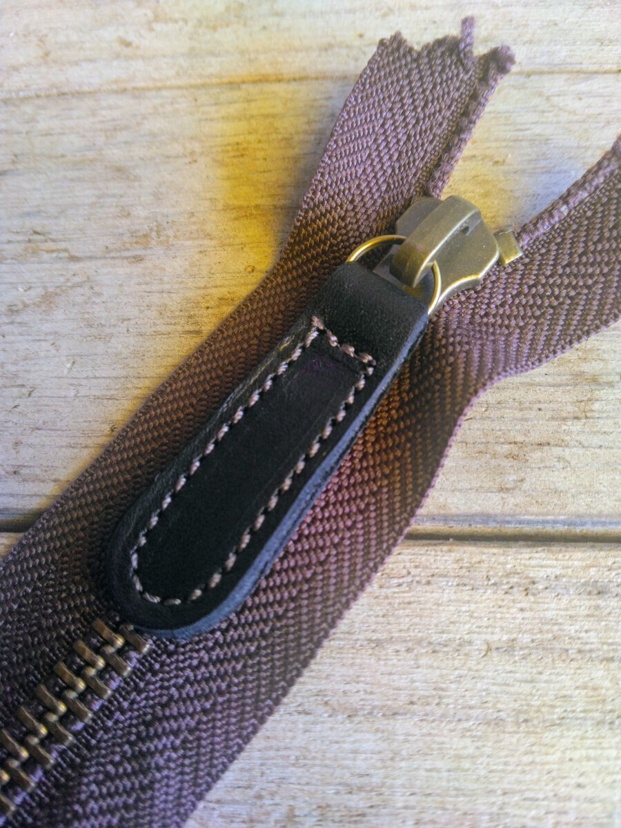 牛革 ファスナー引手3本セット 革ジャン バッグ 20208245554563拍卖