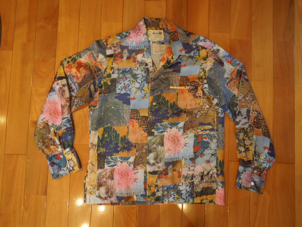 Keone 70'sヴィンテージ 長袖シャツ ポリシャツ Mサイズ拍卖