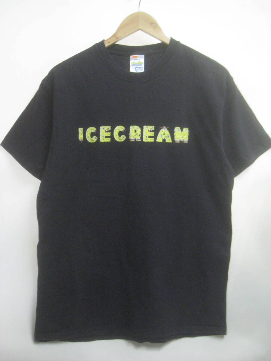 一点物!! ICECREAM アイスクリーム x SpongeBob スポンジボブ コラボ Tシャツ かなり昔の物 希少 入手困難 サイズ M拍卖