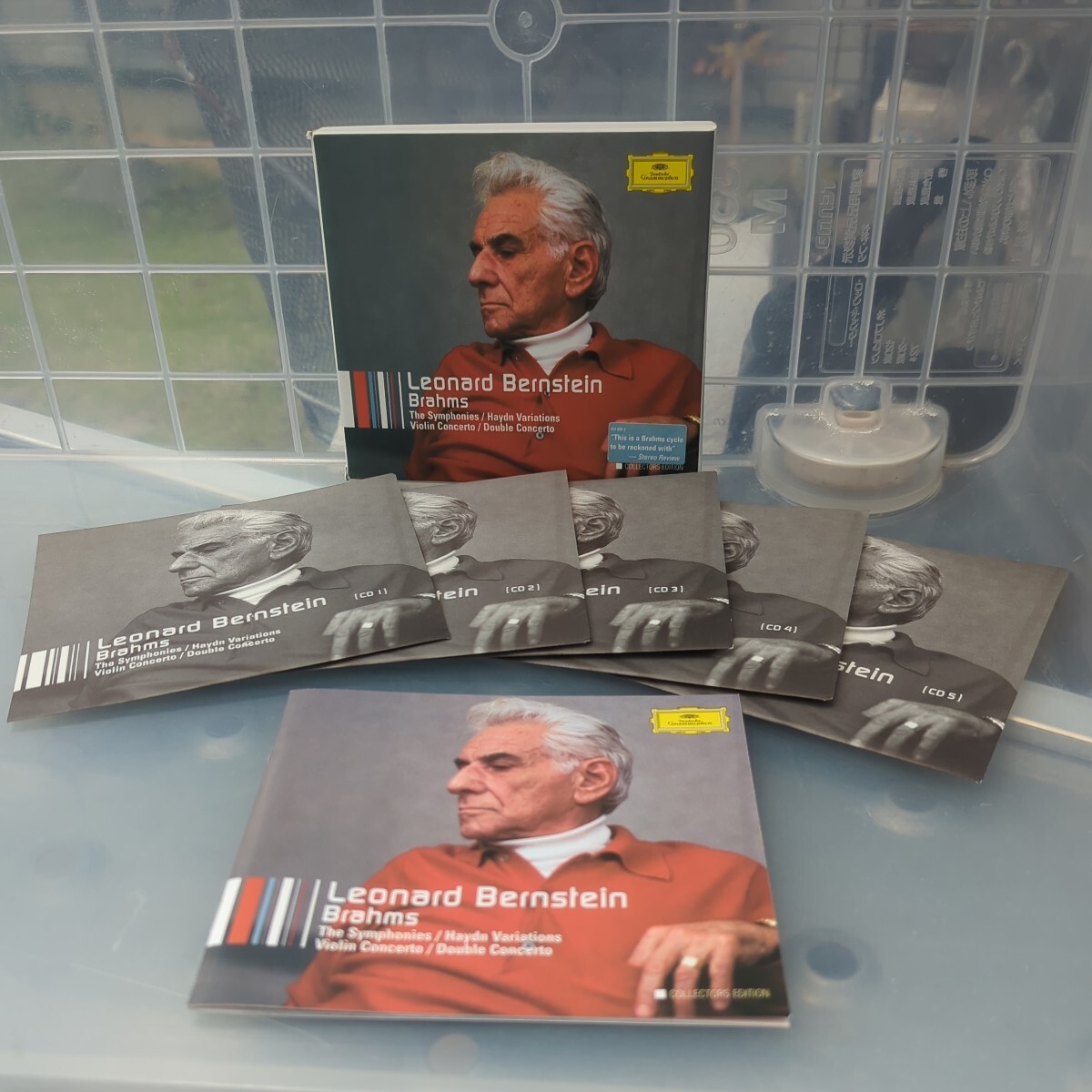 LEONARDO BERNSTEIN BRAMS THE SYMPHONIES HAYDN VARIATIONS VIOLIN CONCERTO DOUBLE CONCERTO OVERTURES 輸入盤 5枚組拍卖
