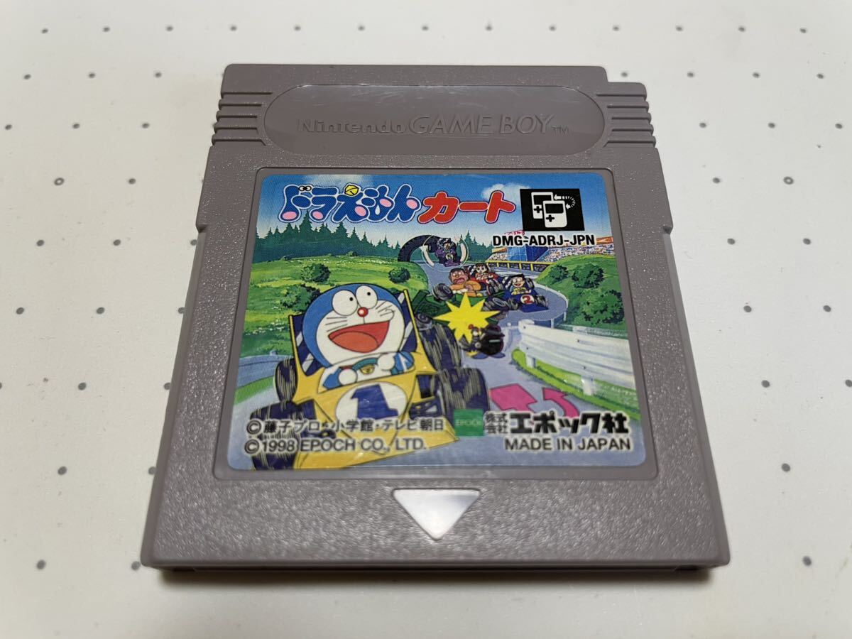 ☆GB 名作 人気作 美品 ドラえもんカート エポック社 レースゲーム ☆動作確認済 端子・除菌清掃済 同梱可拍卖