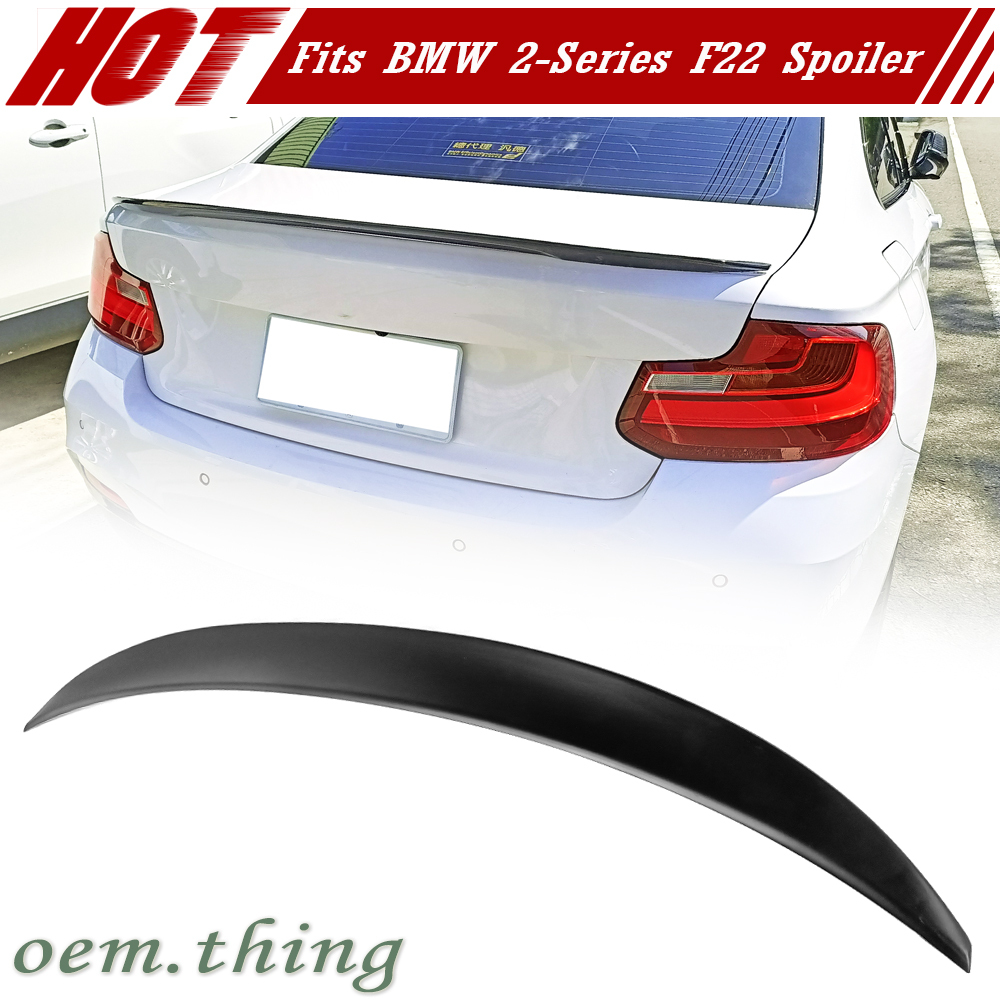 【何色でも塗装可能】P Type BMW 2シリーズ F22 クーペ F87 M2 塗装費込 トランクスポイラー リアスポイラー 2014-2021拍卖