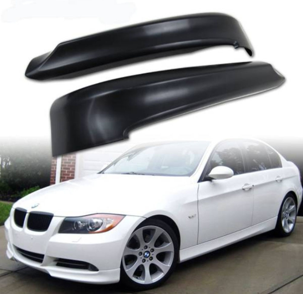 【即納品】2005-2008 BMW 3シリーズ E90 E91 ノーマルバンパー用 フロントスプリッター スポイラー 左右2PCS ABS エアロ 未塗装品 素地拍卖