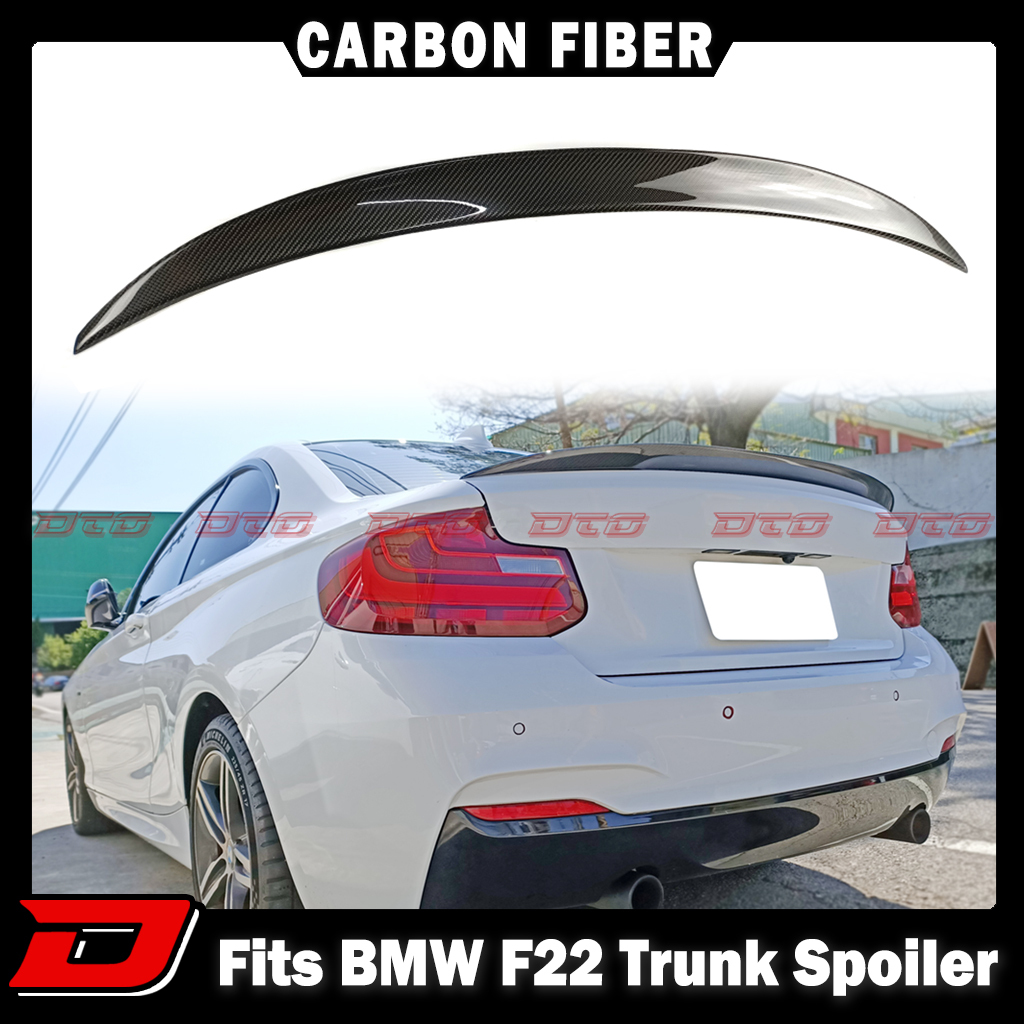カーボントランクスポイラー 2014-2021 BMW 2シリーズ F22 クーペ F87 M2 ウイング リアスポイラー P TYPE リアルカーボン製拍卖
