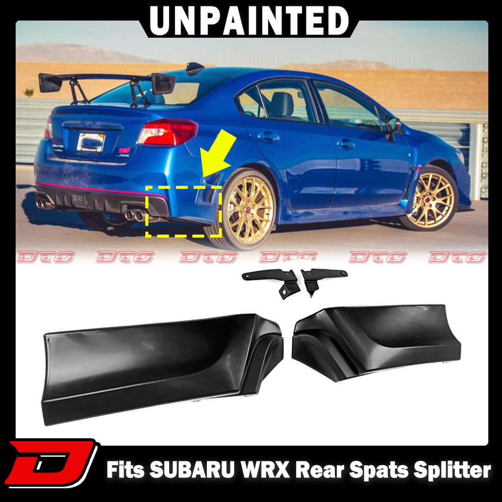 【未塗装品】OE Type スバル WRX STI VA系 リアバンパースプリッター 左右セット 素地 2015-2021拍卖