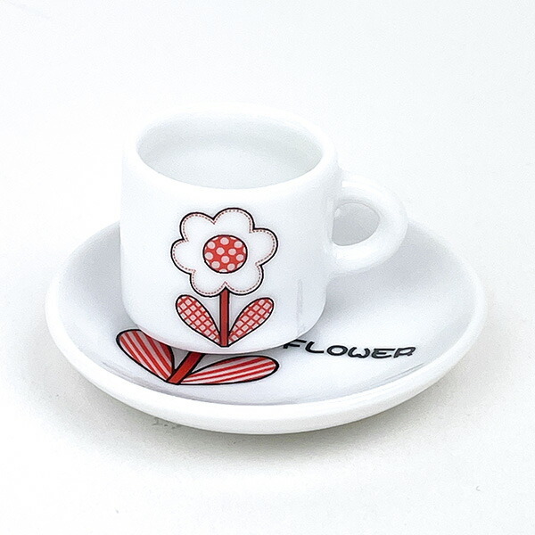 内藤ルネ ミニチュア カップソーサー (Flower) ホワイト キッチン RUNE拍卖