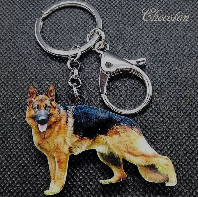 【送料無料】シェパード ② アクリル キーリング【新品】拍卖