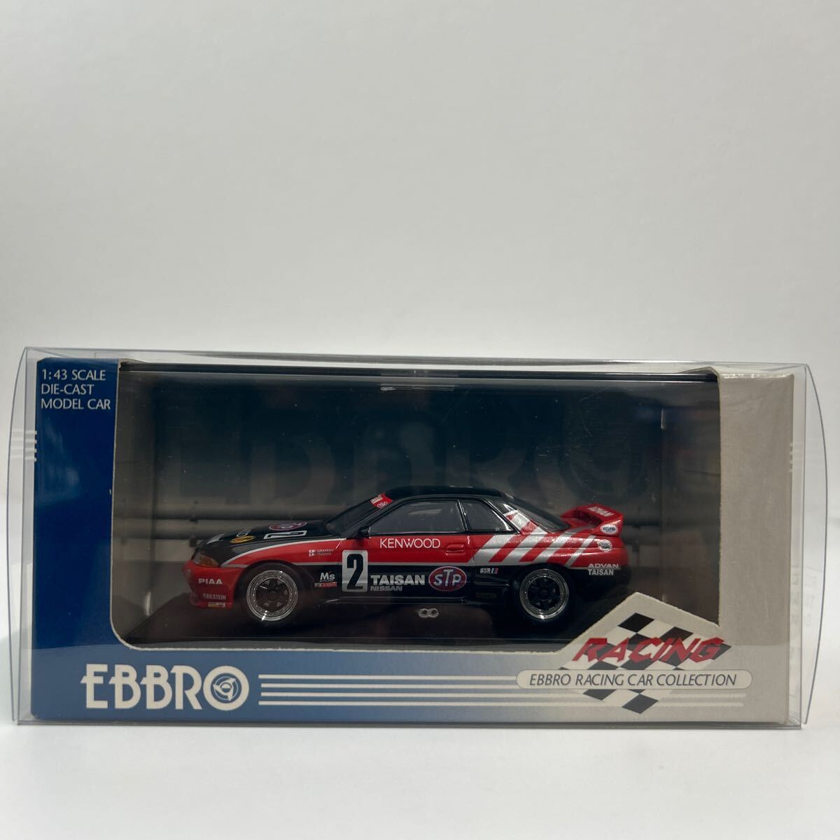 EBBRO 1/43 TAISAN NISSAN SKYLINE GT-R R32 #2 Gr.A 1992 エブロ タイサン 日産 スカイライン グループA 高橋国光 土屋圭市 限定ミニカー拍卖