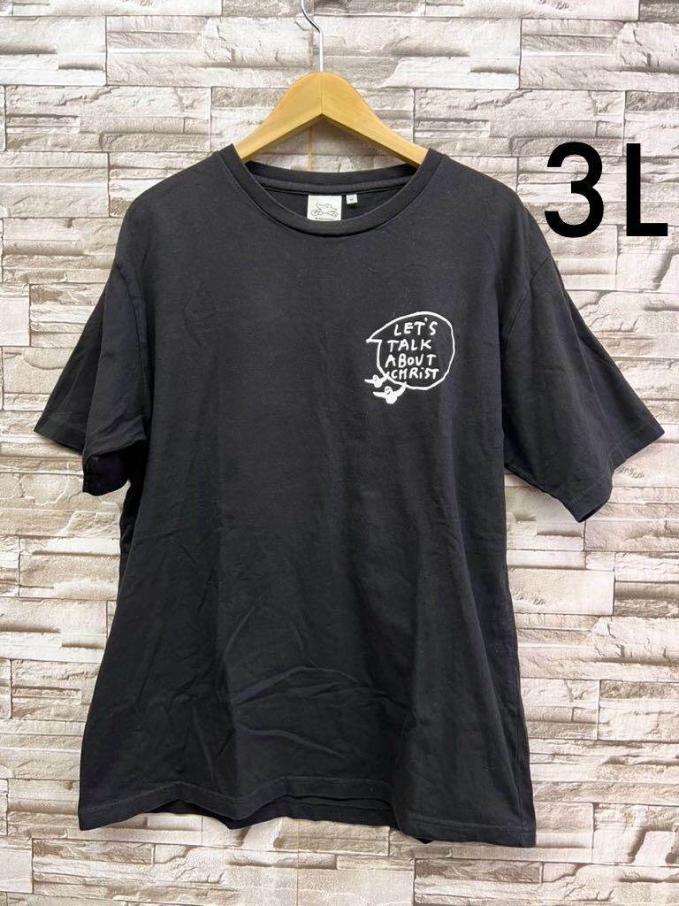 3L Mark Gonzales マークゴンザレス ブラック 半袖Tシャツ 半袖 Tシャツ カットソー トップス プリント拍卖