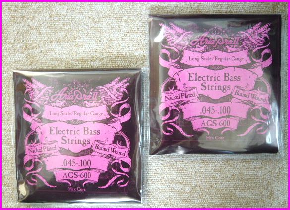 Aria ProII アリアプロ-2 ベース弦 ロングスケール レギュラーゲージ AGS-600 2セット拍卖