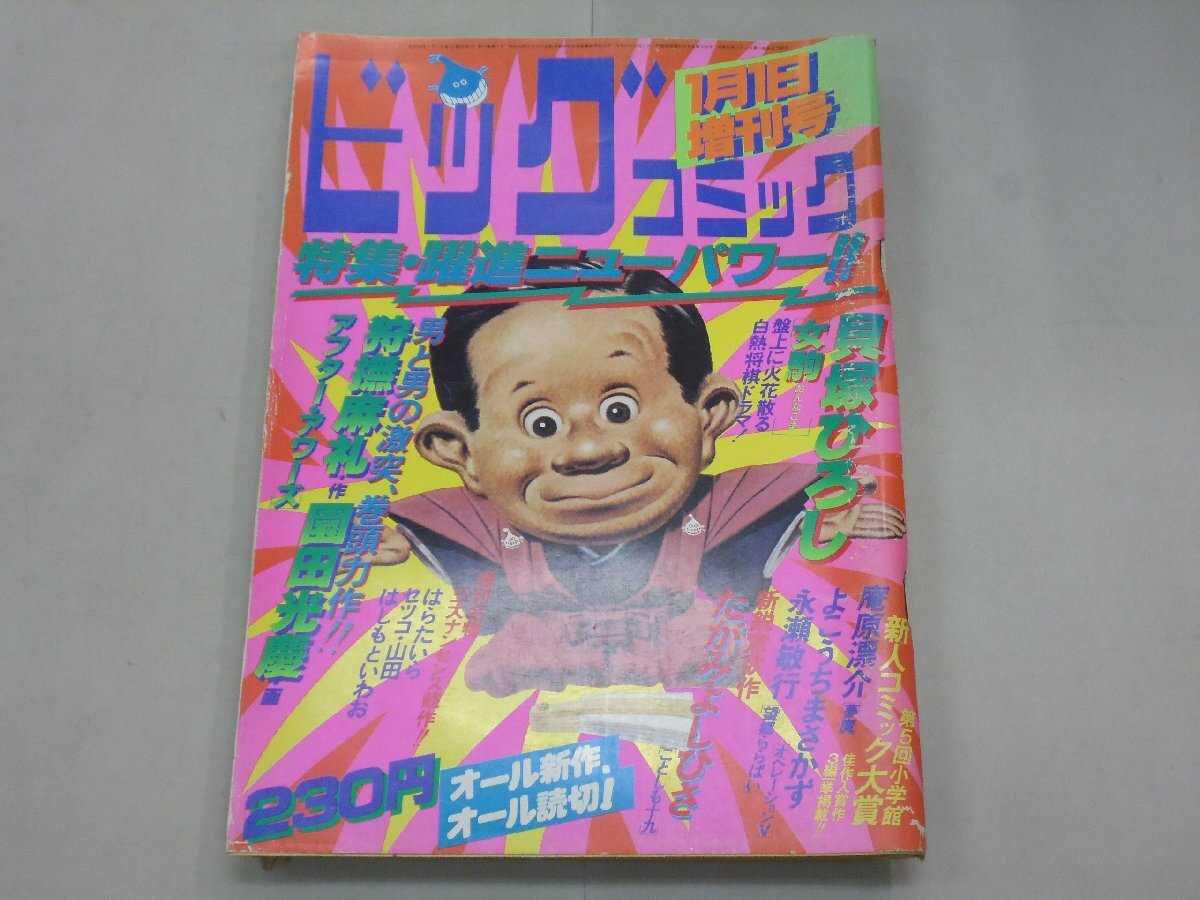 ビッグコミック増刊 1980年1月1日増刊号 昭和55年 BIG COMIC はしもといわお 貝塚ひろし 園田光慶 はらたいら拍卖