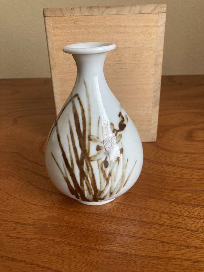 徳久利 高麗 李朝白磁鉄彩徳久利 喜斉 951拍卖