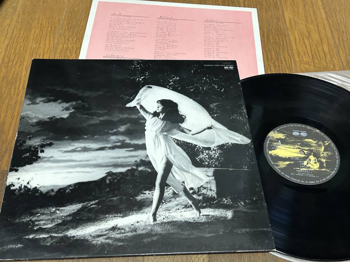 ★即決落札★中島みゆき「はじめまして」小野崎孝輔/倉田信雄/1984年発売/見開きジャケット/歌詞カード/ピクチャーレーベル/10曲/定価\2800拍卖