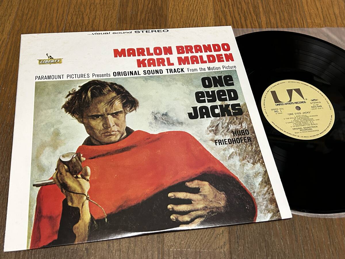 ★即決落札★オリジナルサウンドトラック盤「片目のジャック」マーロン・ブランド/ヒューゴー・フリードフォーファー/全12曲/美盤拍卖
