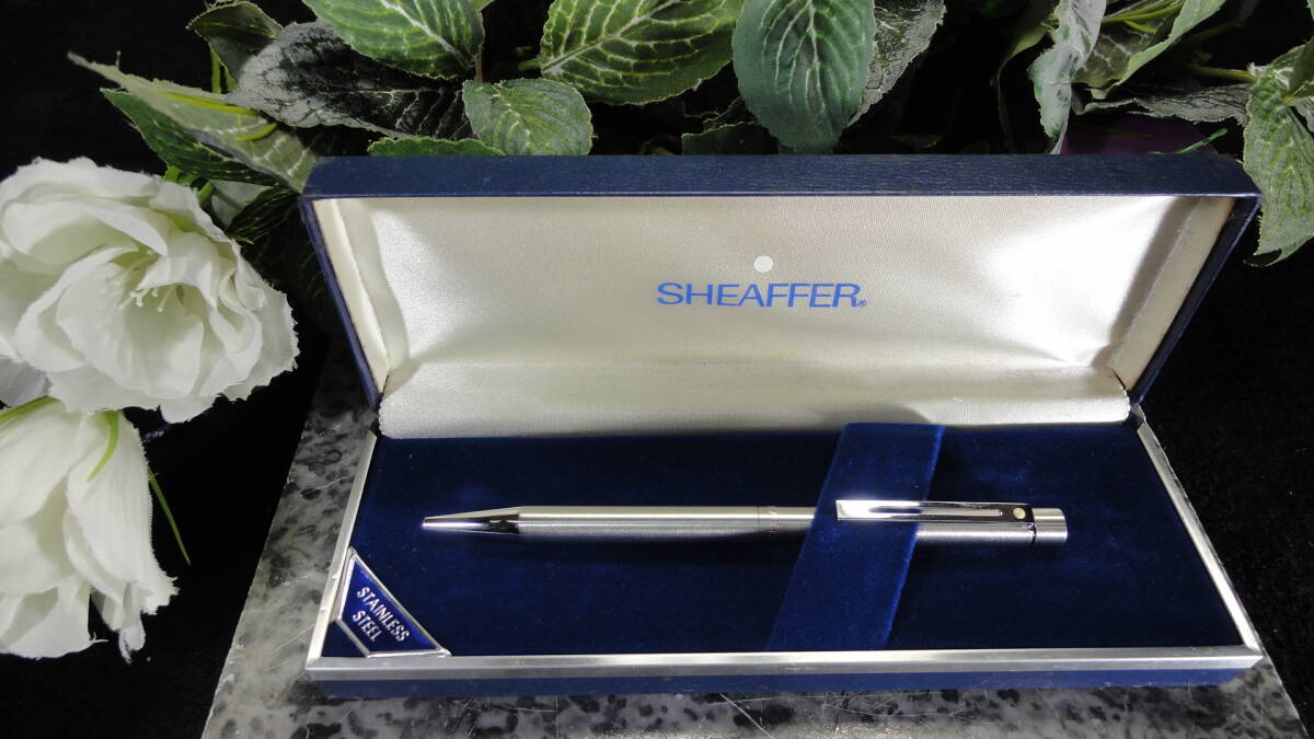 ふ72 SHEFFER シェーファー STAINLESS STEEL ボールペン USA ケース入り拍卖