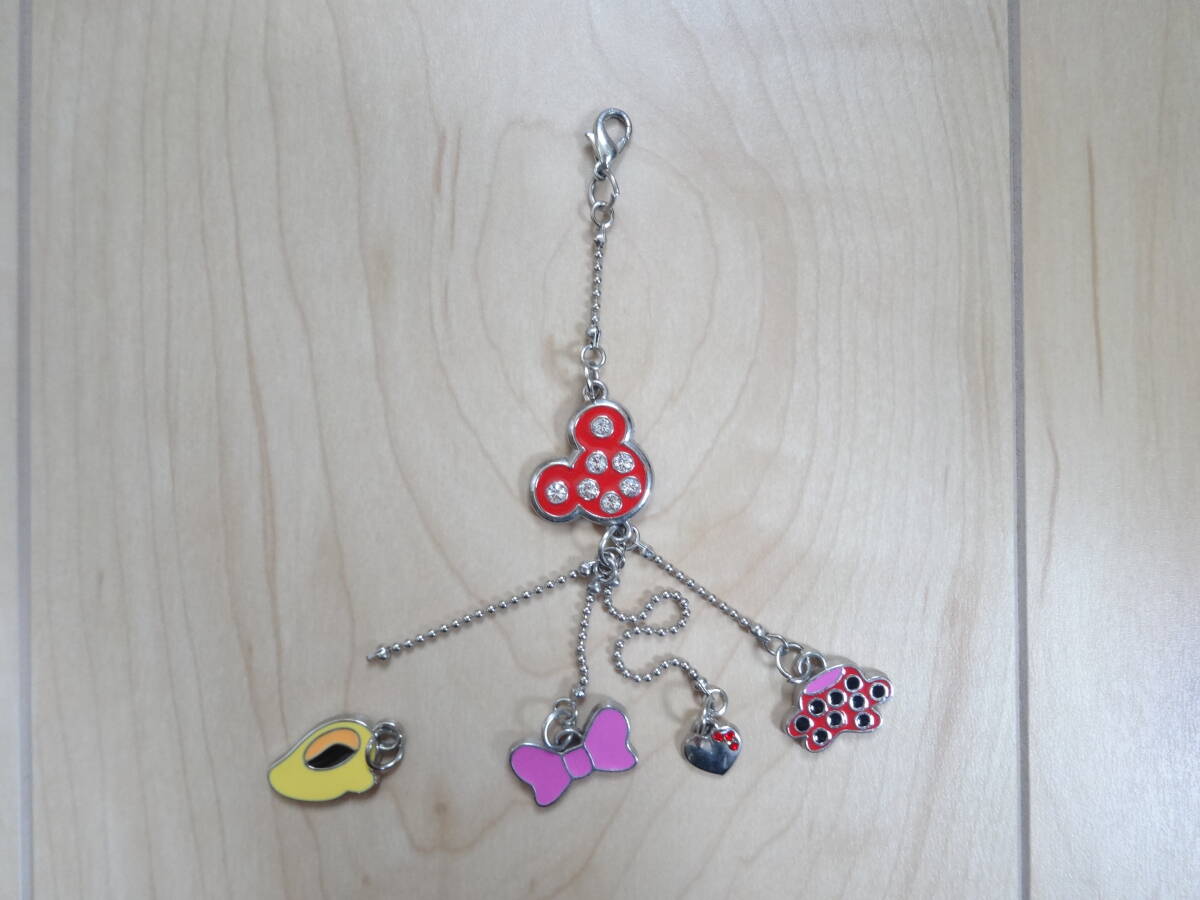 Disney ディズニー ミニーマウス ストラップ キーホルダー グッズ アクセサリー コレクション リング一部欠品 (管A23)拍卖