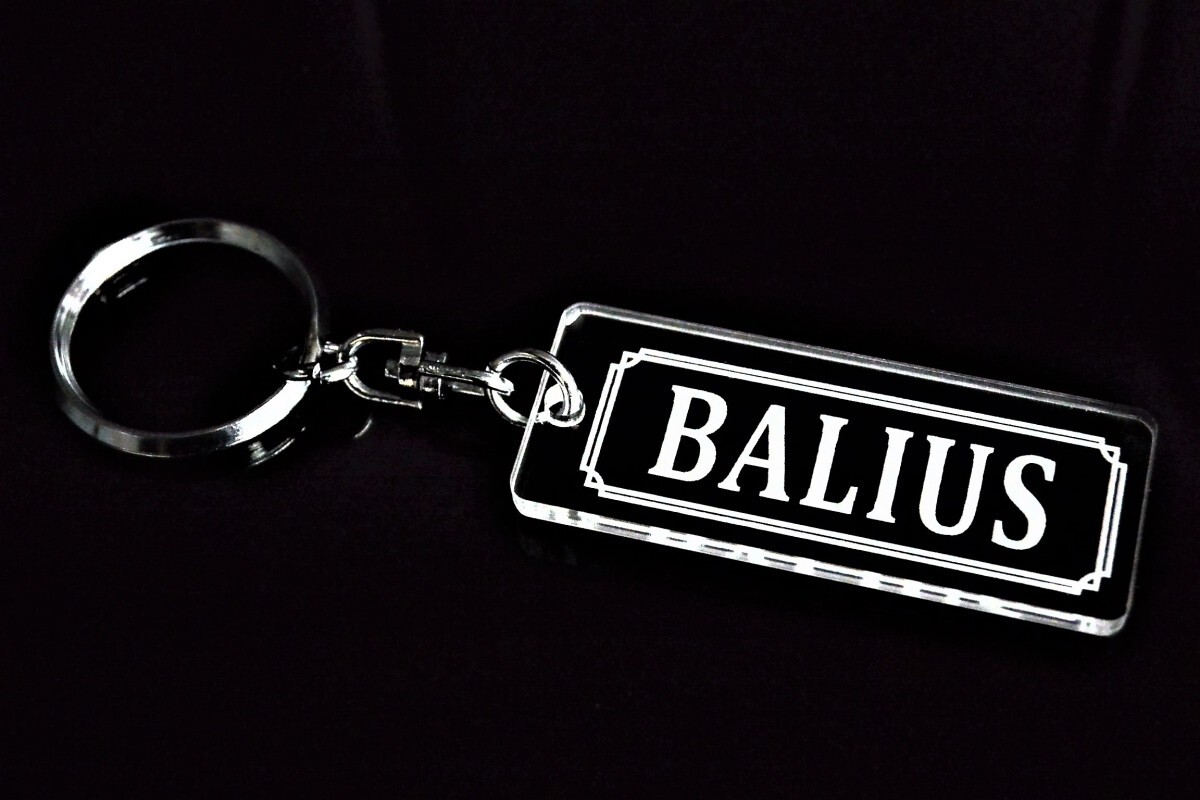 A-730 BALIUS アクリル製 クリア 2重リング キーホルダー バリオス250 パーツ 外装 シート ミラー ハンドル 等のアクセサリーに拍卖