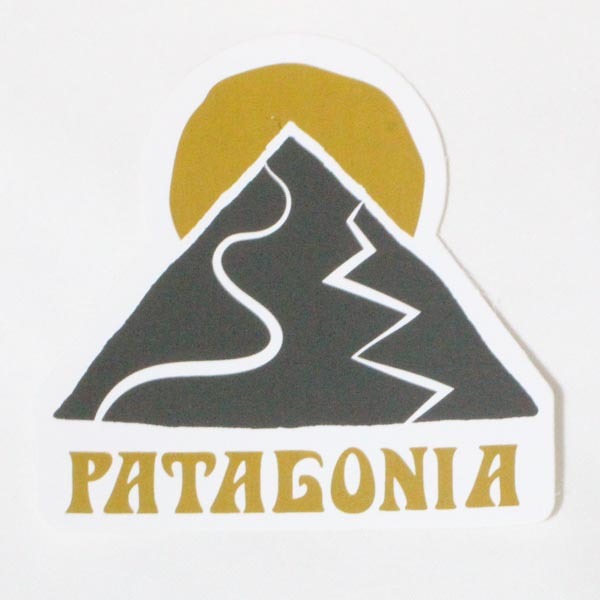 訳有 パタゴニア ステッカー スロー ゴーイング PATAGONIA SLOW GOING STICKER 太陽 山 道 海外 アメリカ シール デカール カスタム 紙製拍卖