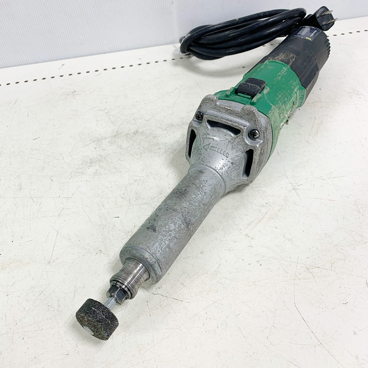 ♭♭ HiKOKI ハイコーキ 49mm電子ハンドグラインダ 本体のみ 2022年製 使用感あり GP5V グリーン 傷や汚れあり拍卖