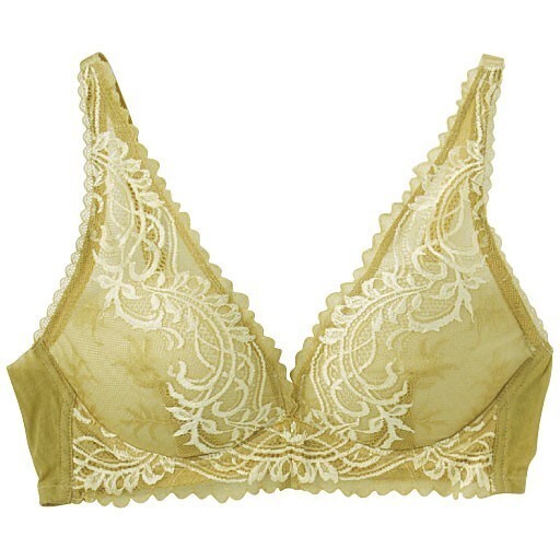 85%オフ【A70サイズ】谷間&華奢シルエットメイクブラ(ソフトワイヤー内蔵・モールドフルカップ) CI358BC2012アンティックゴールド拍卖