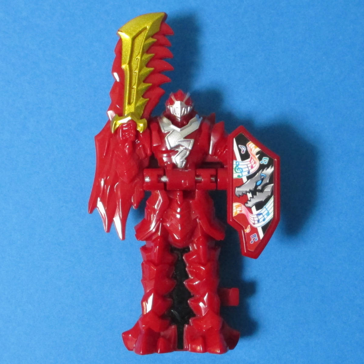 限定 011 レッドリュウソウル うたっておどろう!Ver. / 騎士竜戦隊リュウソウジャー 主題化CD 付属品 / うたっておどろうVer. リュウソウル拍卖