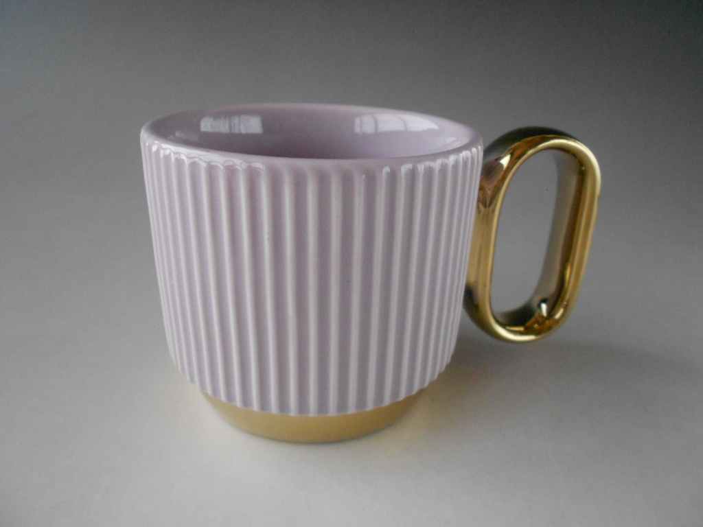 ティータイム! ☆ラベンダー・マグカップ☆ 新品 コーヒー 紅茶 ミルク ラテ エスプレッソ ギフト拍卖