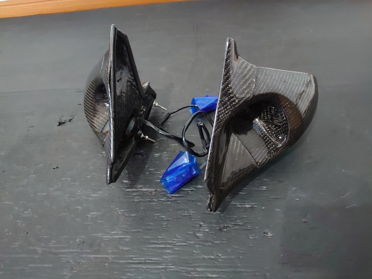 【美品!】NSX na1 na2 02R ガナドール 純正 フルカーボン ミラー 車検適用 可倒式 電動ミラー 取付確認済み 国内製作 made in Japan拍卖