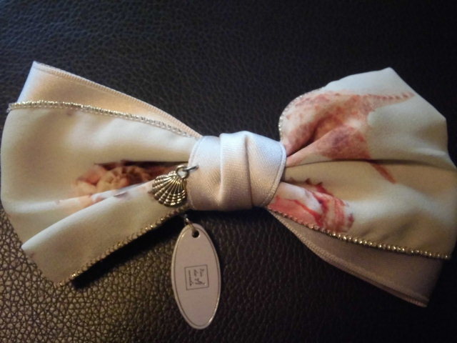 ★★★【26】海モチーフプリント★バレッタ ベージュ系★★★拍卖