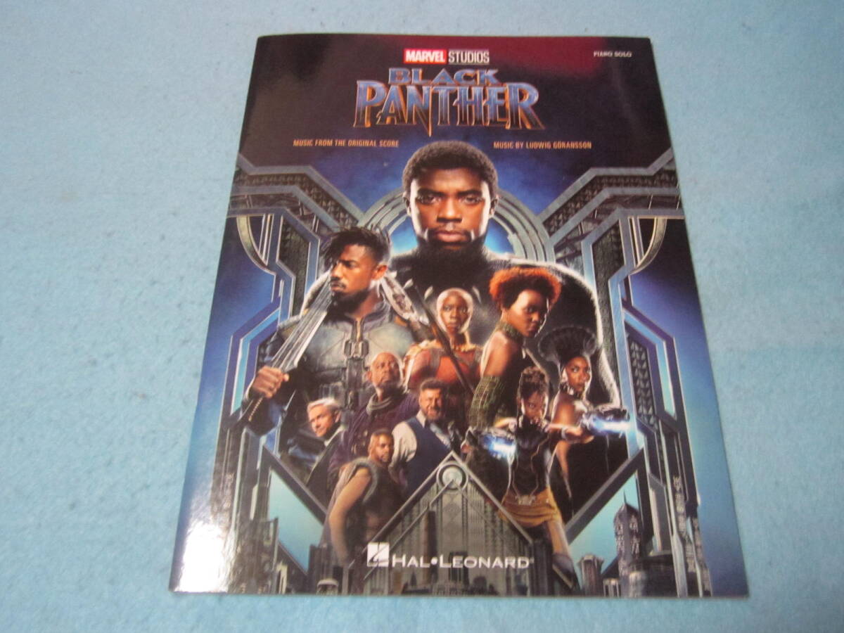 m輸入ピアノ用楽譜 映画「ブラックパンサー」Black Panther: Marvel Superheroes Music: Piano Solo 拍卖