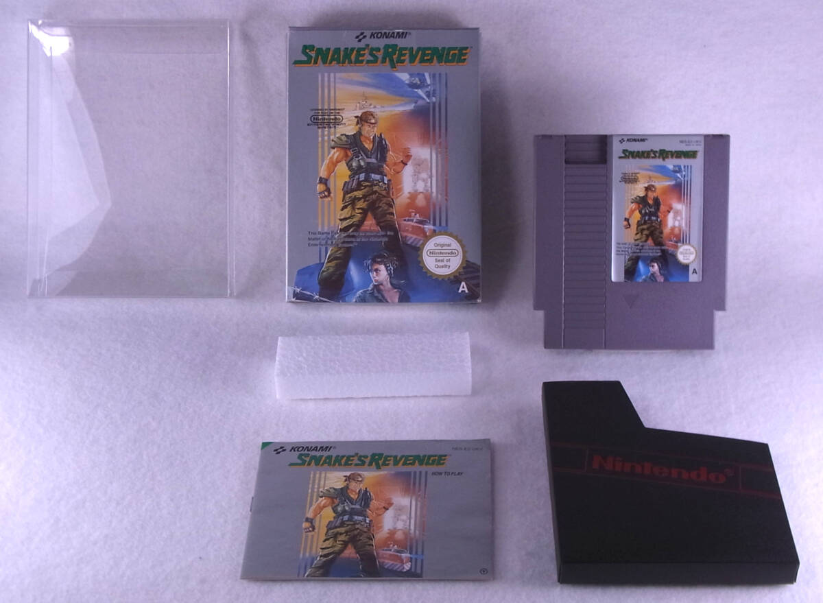 ★中古NES SNAKE'S REVENGE スネークズリベンジ 欧州PAL版 国内未発売 レア拍卖