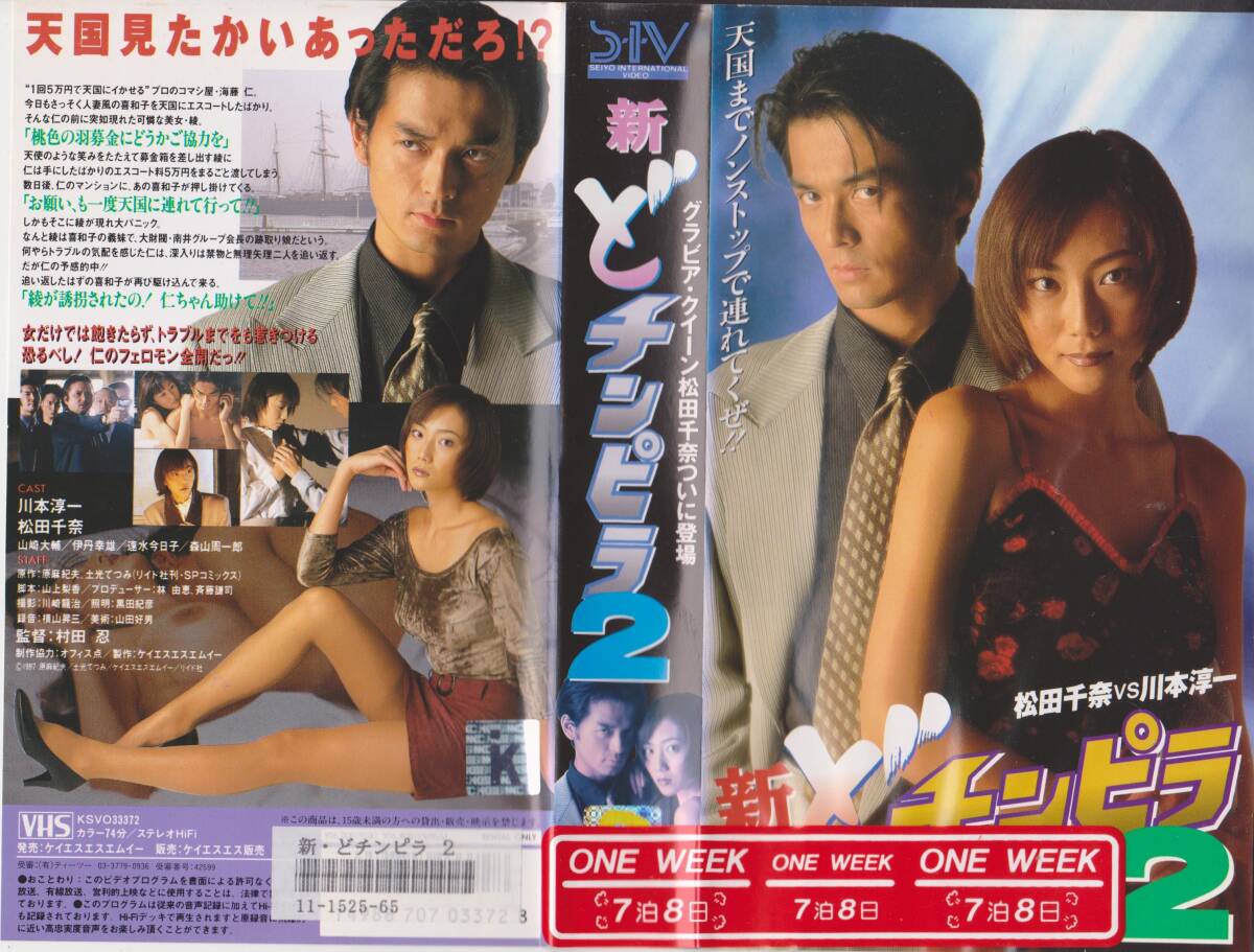【希少VHSテープ】松田千奈VS川本淳一 新どチンピラ2◆出演:森山周一郎 監督:村田忍◆【240622★12】 拍卖
