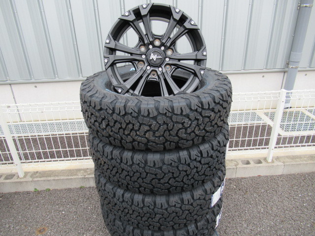 NITRO POWER JAVELIN ジャベリン 16x6.5J +38 6-139.7 SBO BFGoodrich T/A KO2 215/70-16セット 200系ハイエース拍卖