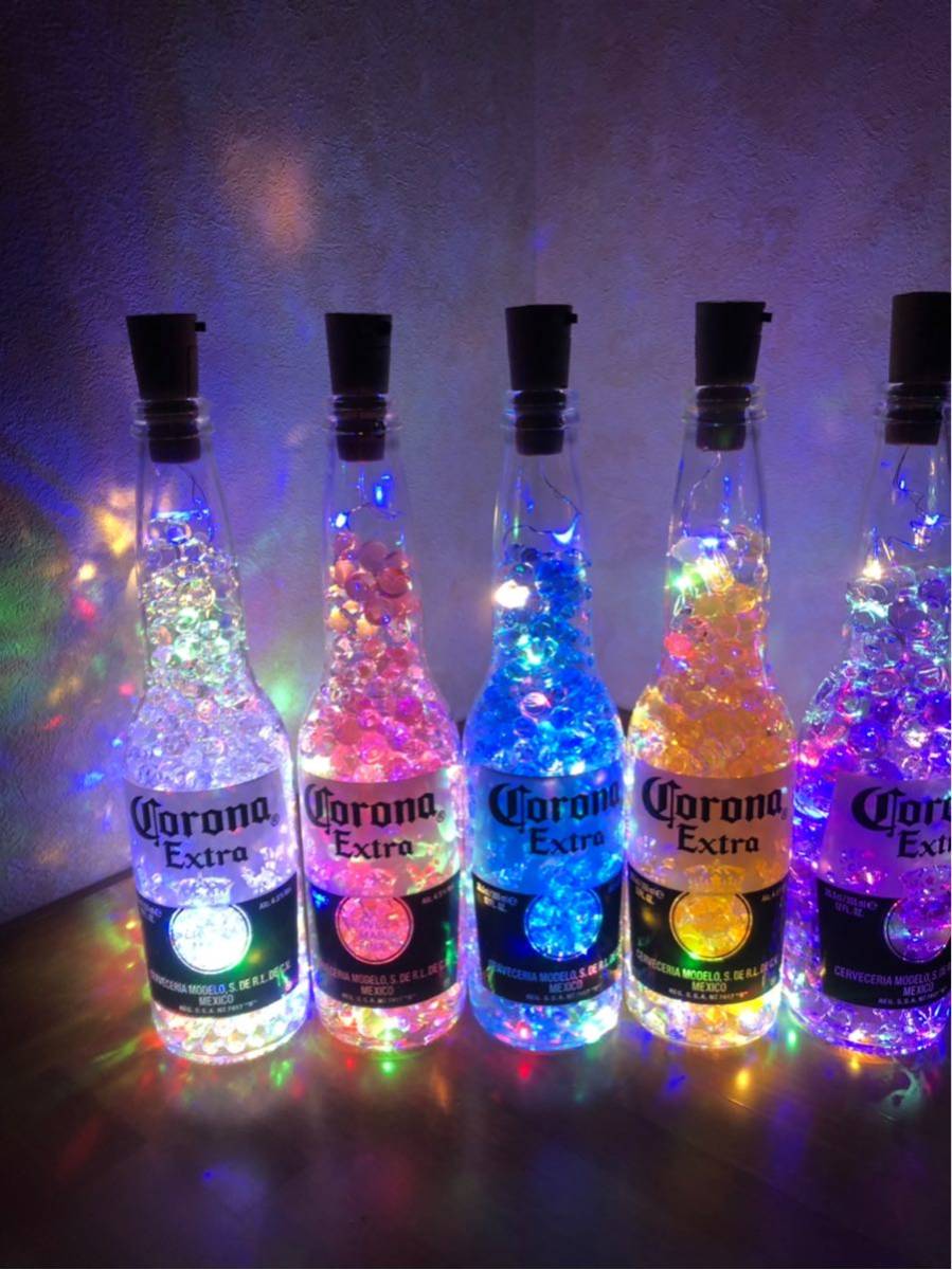 新色 コロナビール ボトルライト フロアライト LED マルチカラー 5色 2拍卖