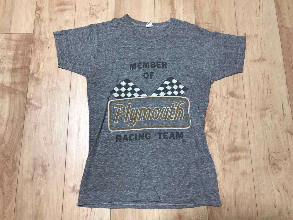 70's USA製 ビンテージ plymouth プリムス Tシャツ モパー mopar HOTROD HOT ROD ホットロッド アメ車拍卖