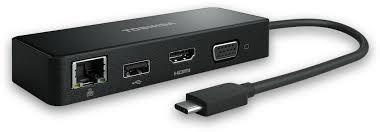 東芝TOSHIBA PA5272U-2PRP USB Type-C ポート拡張アダプタ Type-C対応ポートto HDMI USB3.0 VGA 有線LAN Macにも使用可能拍卖