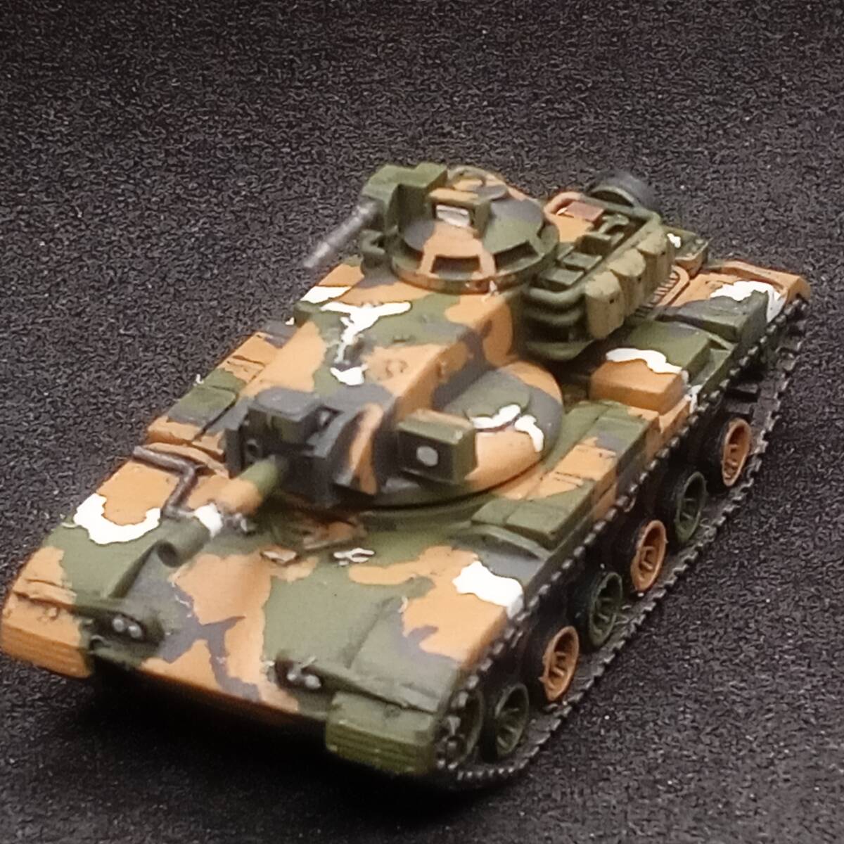 ●完成品1/144 M60A2チェロキー戦車,”ミサイル戦車!最新技術のカタマリ!”,MERDC迷彩.アメリカ,冷戦時代,Blitz144製,自作ver拍卖