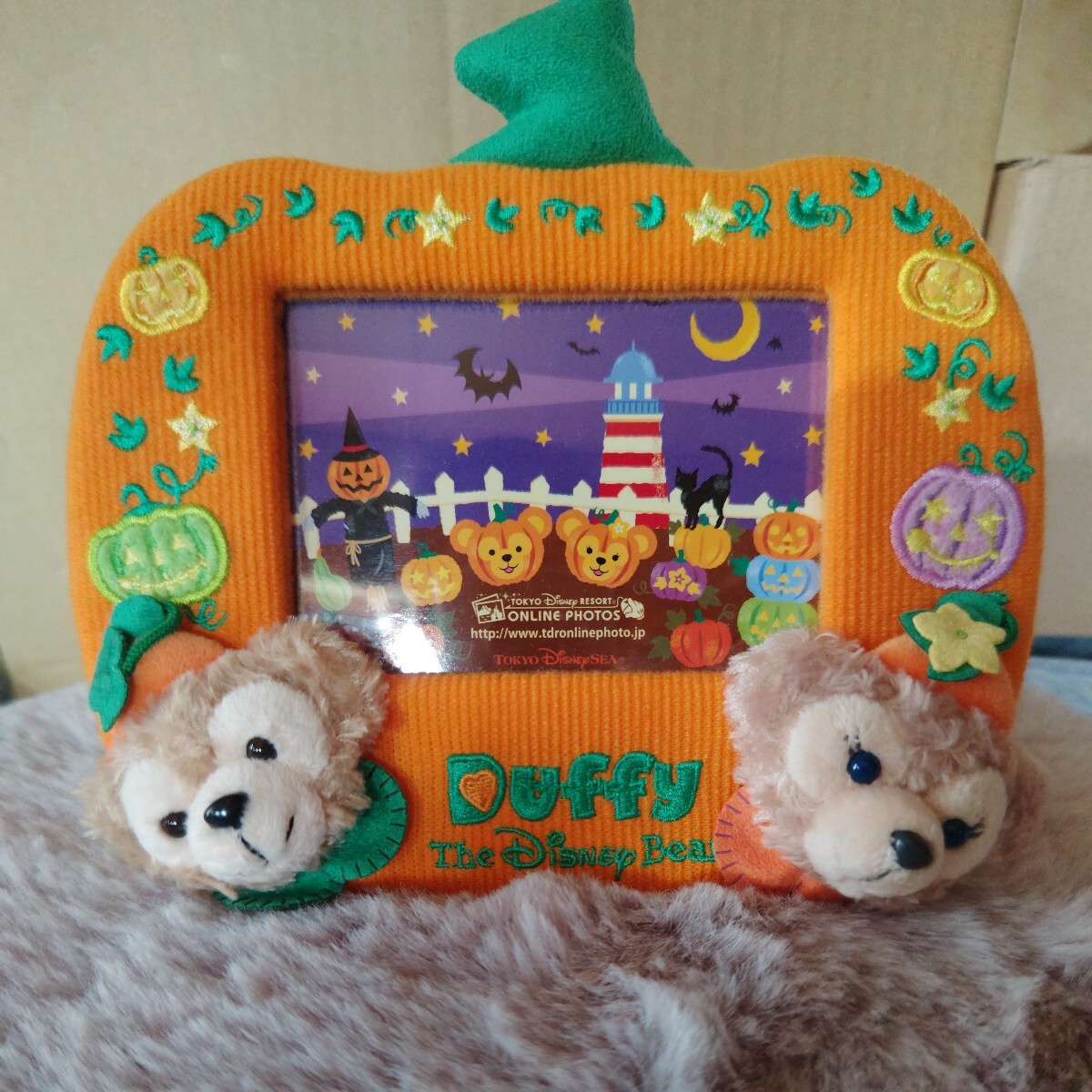 ダッフィー シェリーメイ ハロウィーン フォトスタンド 新品未使用です拍卖