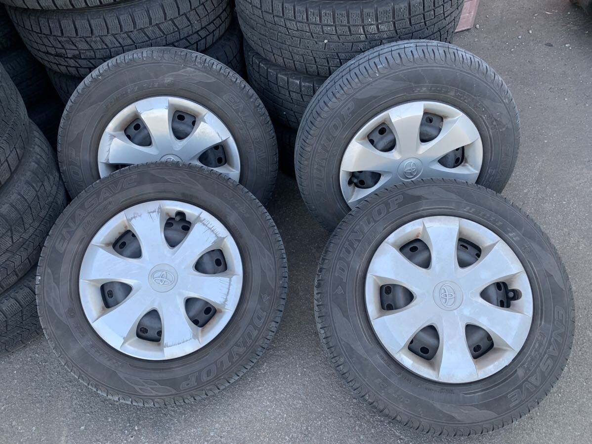 Y1103 155/80R13 79S ダンロップ dunlop 2019年 PCD100 4H 4.5J passo 4本セット拍卖
