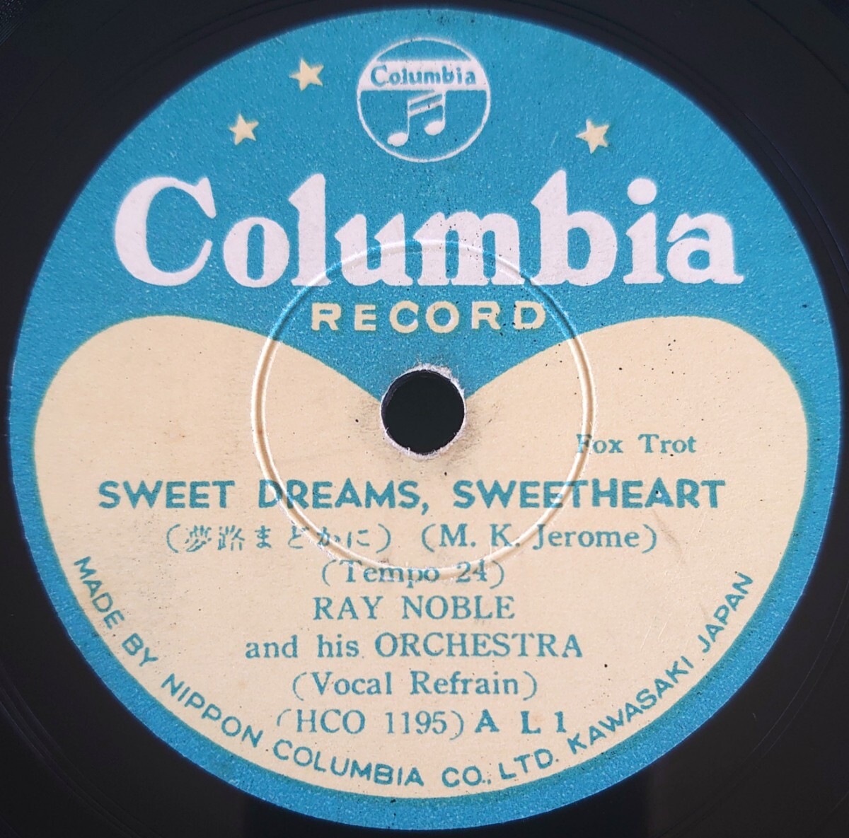 【SP盤レコード】SWEET DREAMS,SWEETHEART-夢路まどかに/LINDA-リンダ/RAY NOBLE and his ORCHESTRE-レイ・ノーブル/SPレコード 美盤拍卖