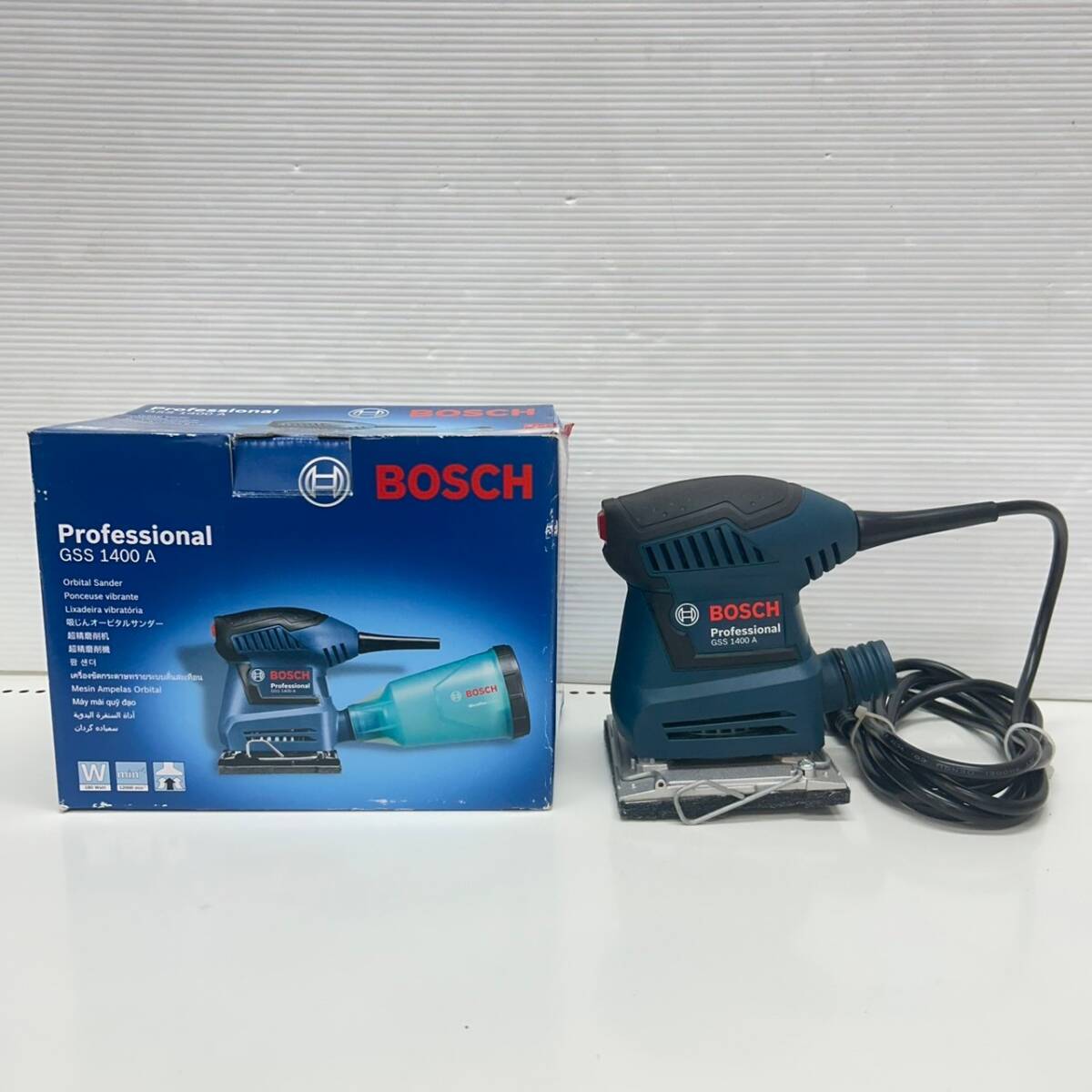 【中古品】【0924】ボッシュ 集じんオービタルサンダーミニ GSS 1400A ITCTY6YSRJTS拍卖