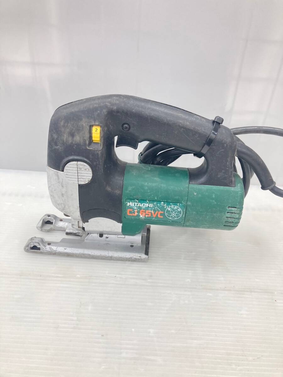 【中古品】【0924】★日立工機 65㎜電子ジグソー CJ65VC IT9FS83JZKOG拍卖